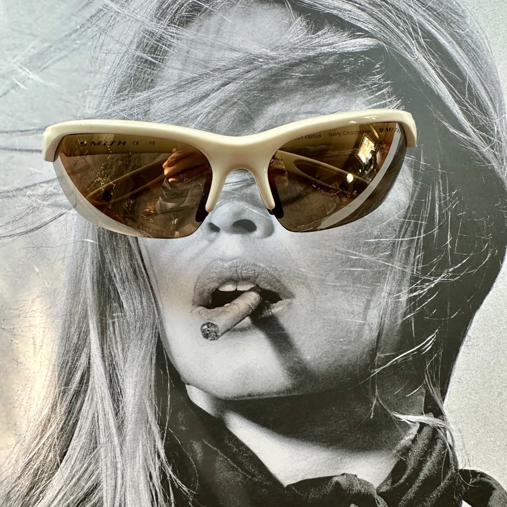 Iconic 2000s Smith Redline Sunglasses Ivory Chocolate